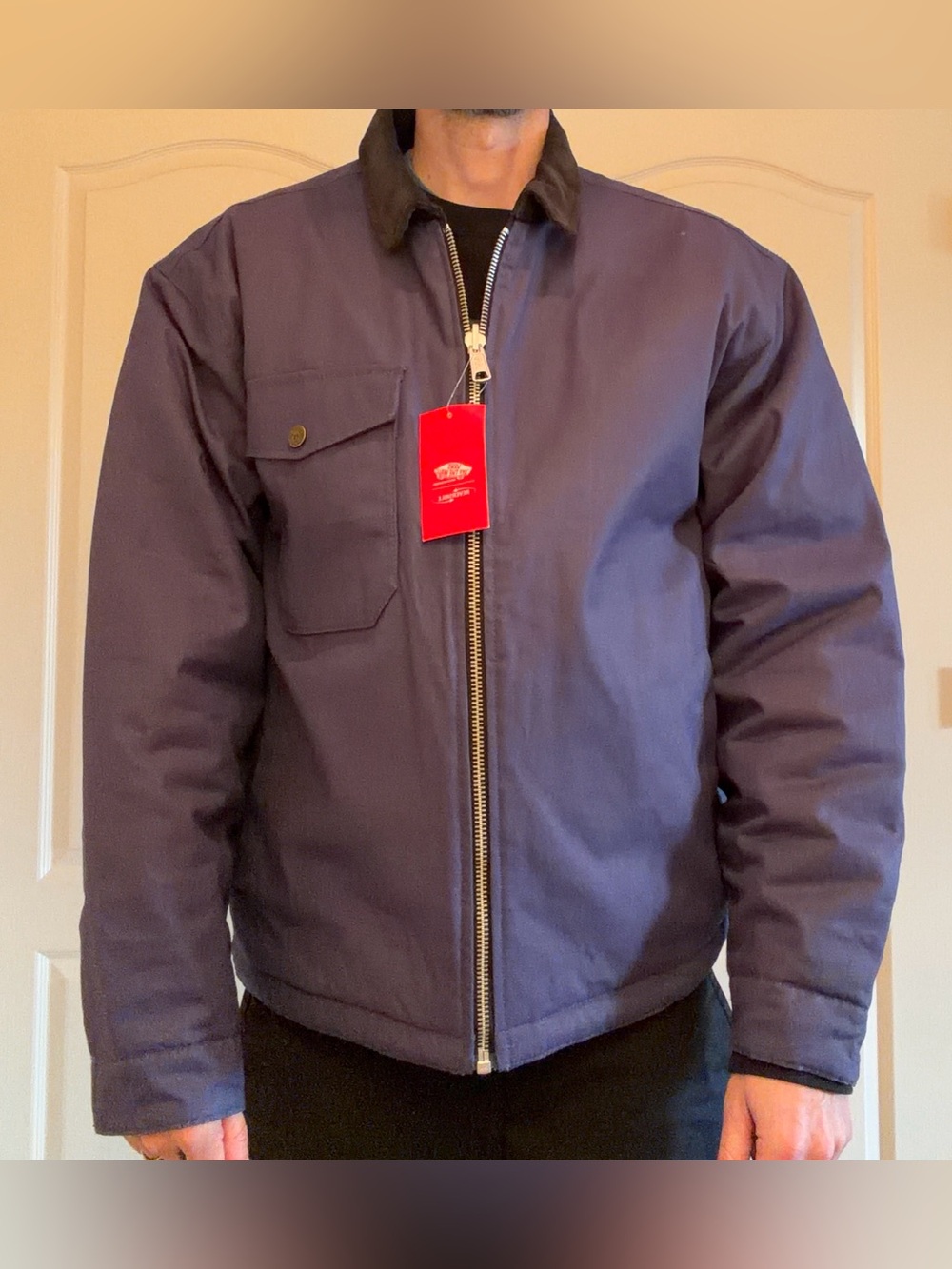 Vans Navy Reversible Zip-Front Jacket